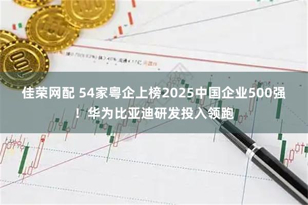 佳荣网配 54家粤企上榜2025中国企业500强！华为比亚迪研发投入领跑