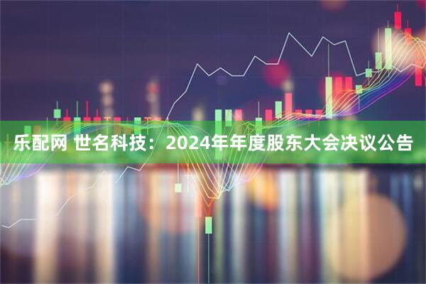 乐配网 世名科技：2024年年度股东大会决议公告
